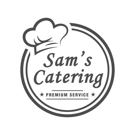 Catering logo premium service for food service business. Simple ...