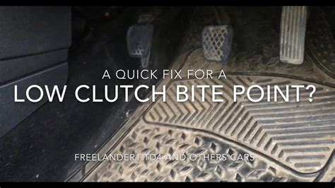 Low Clutch Bite Point How I Did A Quick Fix Freelander And Other Cars