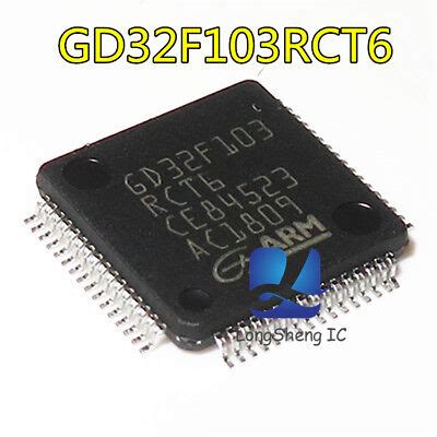 1PCS GD32F103RCT6 LQFP64 GD32F103 RCT6 32 Bit General Purpose MCU New