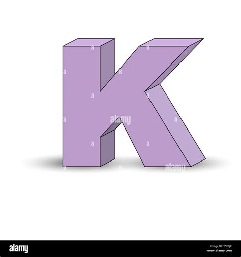 How To Draw 3d Letter K