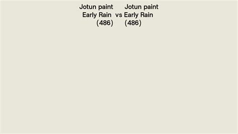 Jotun Paint Early Rain Vs Early Rain Side By Side Comparison