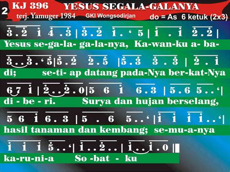 Kj 396 Yesus Segala Galanya