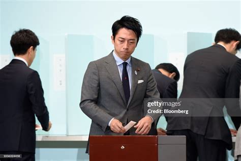 Shinjiro Koizumi A Member Of The House Of Representatives Casts His News Photo Getty Images