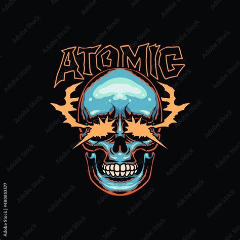 Skull Tattoo Vector Design Stock Vector Adobe Stock