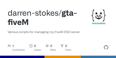 Github Darren Stokes Gta Fivem Various Scripts For Managing My Fivem