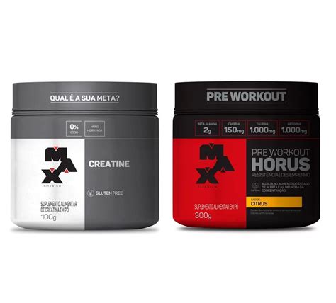 Promopack Max Titanium Pre Workout H Rus Sabor Citrus G Creatina