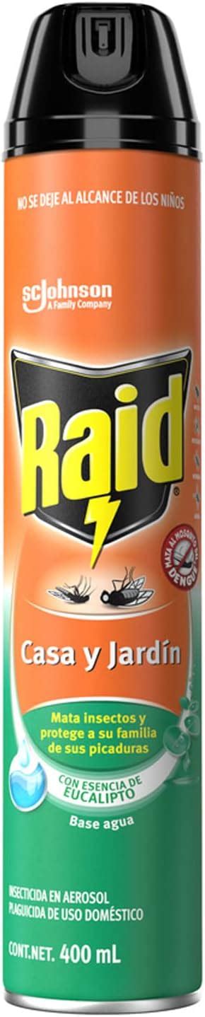 Raid Insecticida En Aerosol Para Casa Y Jard N Ml Con Esencia