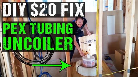 Diy Pex Tubing Uncoiler For Under 20 Youtube