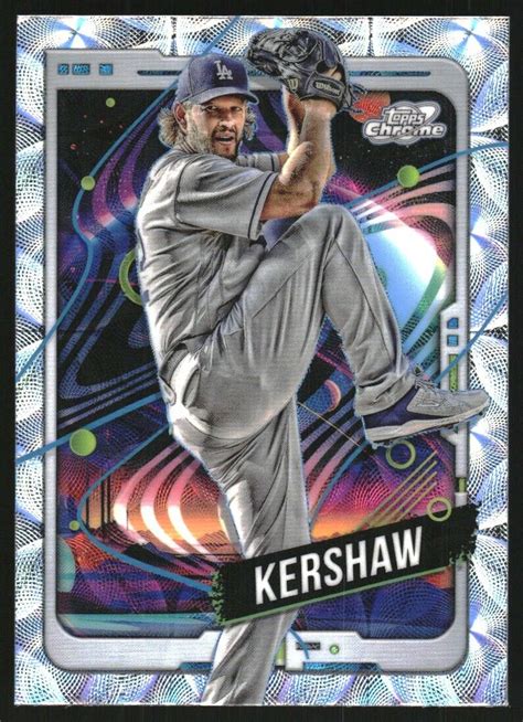 2024 Topps Cosmic Chrome Nucleus Refractors 13 Clayton Kershaw EBay