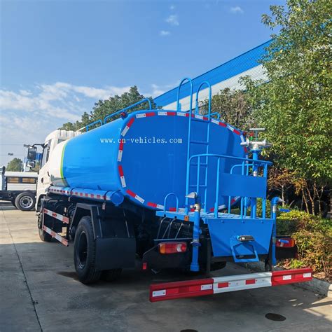 Dongfeng Cbm Liters Water Tank Truck For Sale Water Tanker