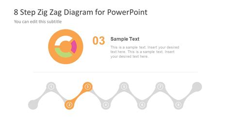 Free 8 Step Zig Zag Powerpoint Diagram Slidemodel Hot Sex Picture