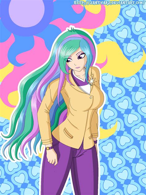 Princess Celestia Equestria Girls by ZantyARZ on DeviantArt