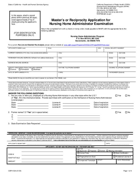 2020 2024 Form CA CDPH 524 Fill Online Printable Fillable Blank