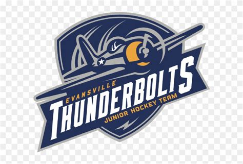 Evansville Jr - Thunderbolts - Thunderbolts Hockey, HD Png Download ...