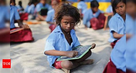 'More poor, out-of-school kids in villages' | India News - Times of India