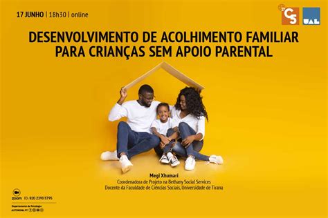 CONFERÊNCIA DESENVOLVIMENTO DE ACOLHIMENTO FAMILIAR PARA CRIANÇAS SEM