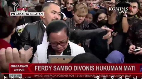 Ferdy Sambo Divonis Hukuman Mati Tangis Haru Dan Puas Ibunda Brigadir