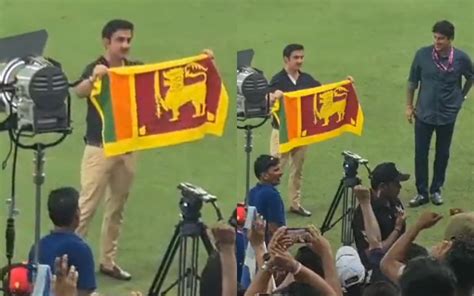 Watch Gautam Gambhir Celebrates Sri Lanka S Asia Cup Victory By