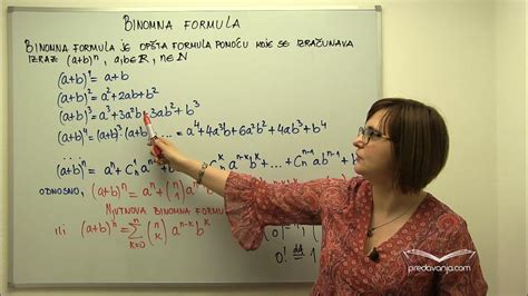 Binomna Formula Kombinatorika Matematika Iv Youtube