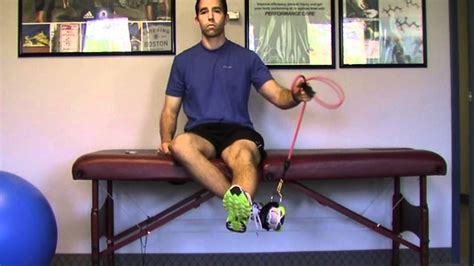 Seated Hip External Rotation Ais Youtube