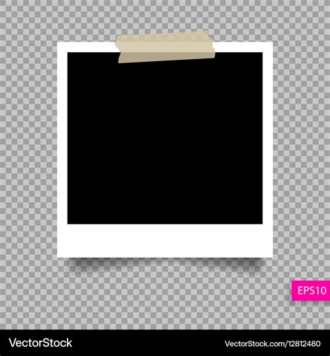 Polaroid Photo Frame Template