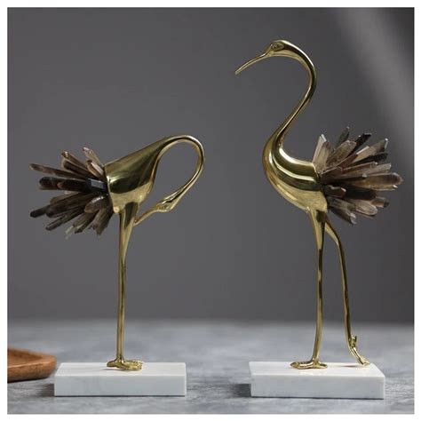 Golden Brass Peacock Statue For Decoration At Rs 750 Piece In