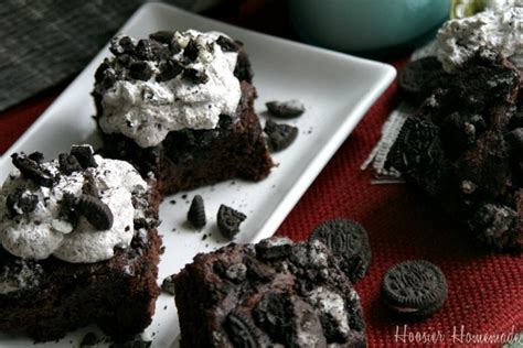 Oreo Brownies - Hoosier Homemade