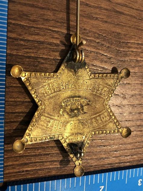 Vintage Los Angeles Sheriff Badge | #1980968370