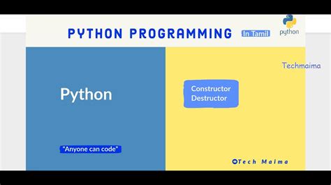 Constructor Destructors In Python Explained Python Course For