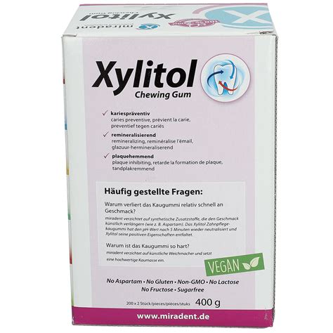 Miradent Xylitol Chewing Gum Mix 200x2er Online Kaufen Im World Of