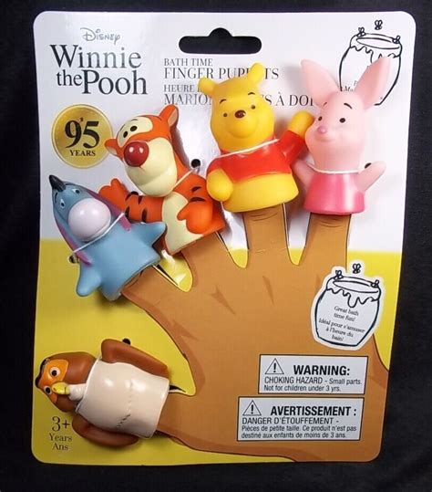 Winnie the Pooh vinyl finger Puppets Eeyore Owl Tigger Piglet | #4567819130