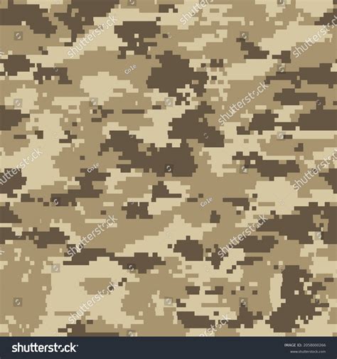 Army Camouflage Seamless Tileable Textures Stock Illustration