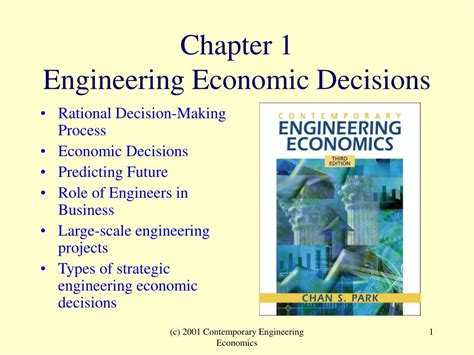 PPT Chapter 1 Engineering Economic Decisions PowerPoint Presentation