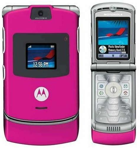 Original Motorola V3 Razr Sexy Pink 100 Unlocked Mobile Cellphone