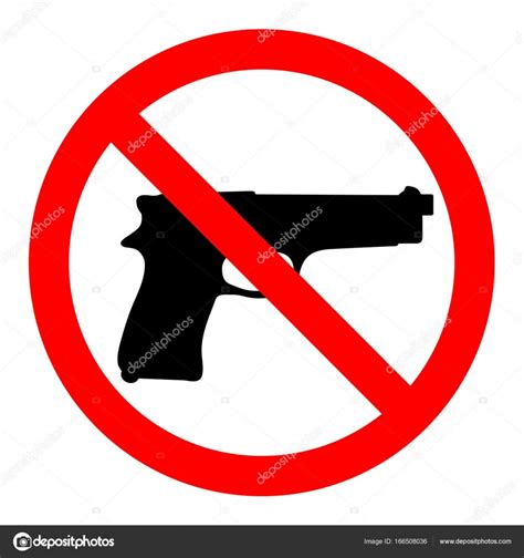 Sign Forbidden Weapons Stock Vector Image By Elena3567 166508036