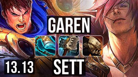 Garen Vs Sett Top 2 6m Mastery 900 Games 7 2 6 Euw Master 13