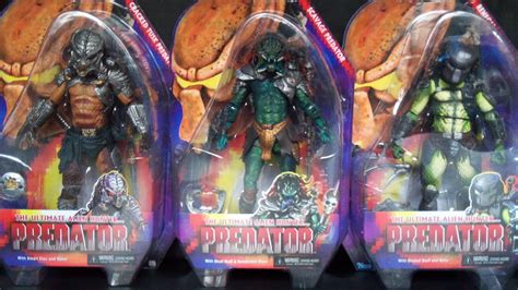 Neca Predator Series 13 Cracked Tuskscavage And Renegade Predators Kenner Line Action Figures