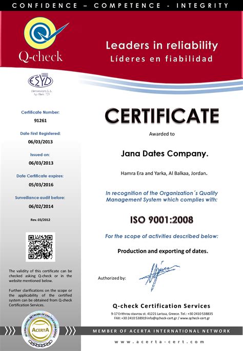 Pdf Jana Dates Company Iso 9001 2008 Certificate Pdf Dokumen Tips