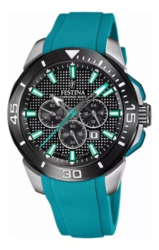 Reloj Para Hombre Festina Chrono Bike F Color De La Correa