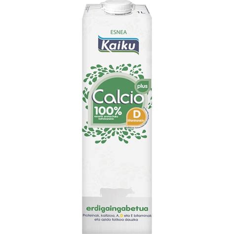 Kaiku Plus Leche Semidesnatada Con Calcio Natural Procedente De La