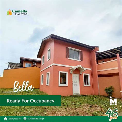 Bella 2BR RFO House And Lot In Camella Baliwag Bulacan House And Lot