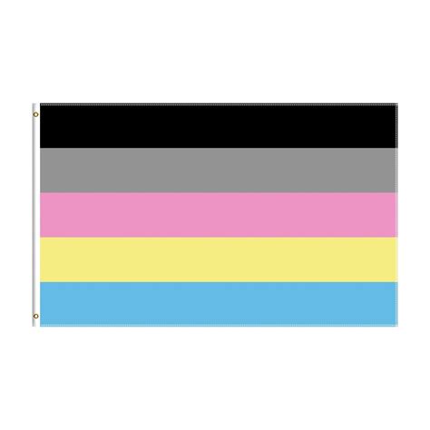 Polygender Rainbow Pride Flag Globe Flags