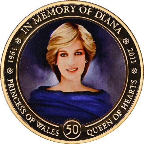 1 Dollar Elizabeth II Princess Diana of Wales Îles Cook Numista