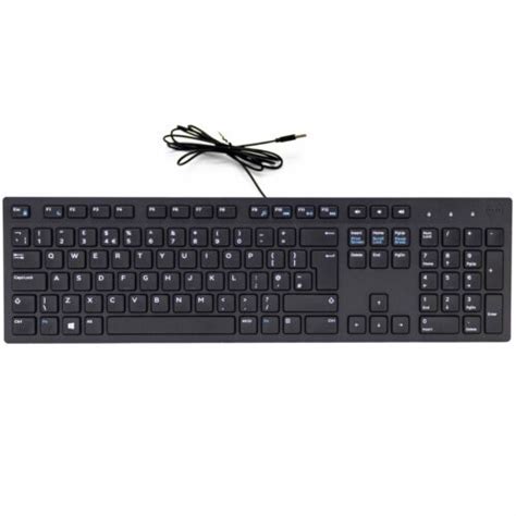 Tastatur Dell KB216 08VXM3 Layout Englisch Qwerty USB Mit Draht