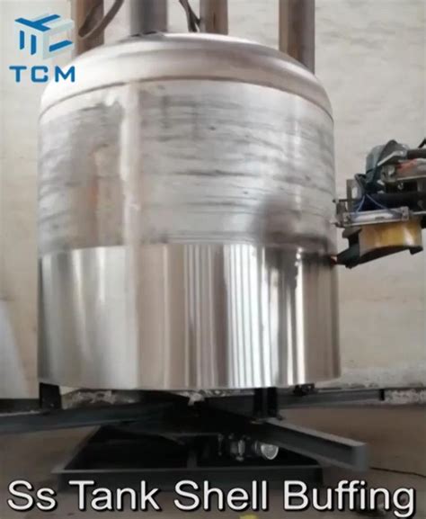 Steel Tank Shell Buffing Machine Automatic Polishing Machine From Hefei