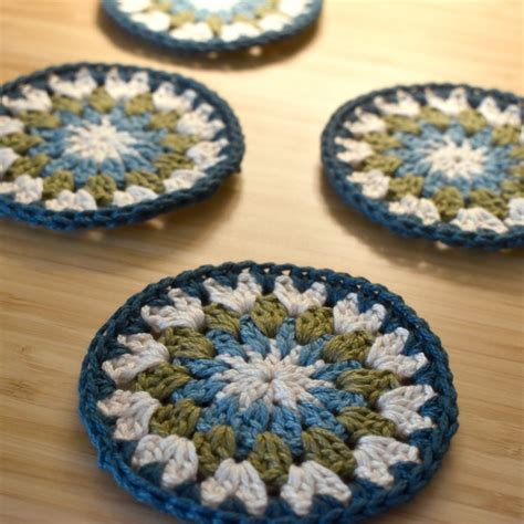 Crochet Mandala Coasters - Etsy