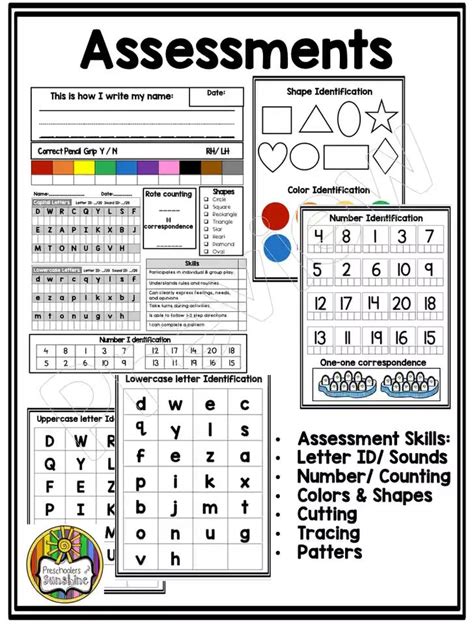 Kindergarten Screening Checklist