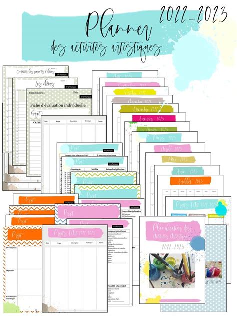 Planner Des Activites Artistiques