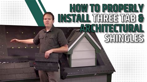 How To Properly Install Three Tab And Architectural Shingles On A Roof