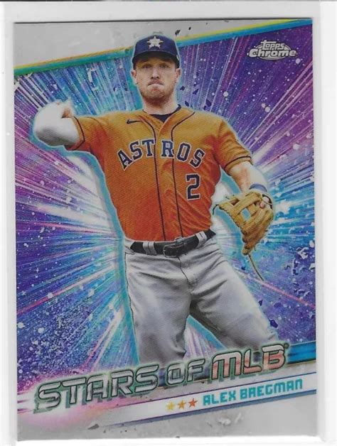 2024 ALEX BREGMAN Topps Series 2 étoiles de MLB chrome Houston Astros